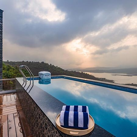 Saffronstays Kaia Waters By Kosha Villas, Pawna - Greek Style Villa With Panoramic View Of Pawna Lake Kolvan Esterno foto