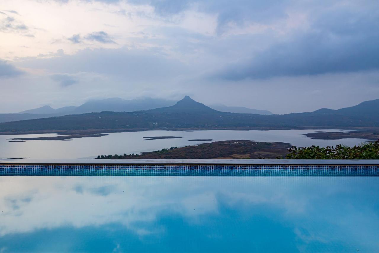 Saffronstays Kaia Waters By Kosha Villas, Pawna - Greek Style Villa With Panoramic View Of Pawna Lake Kolvan Esterno foto