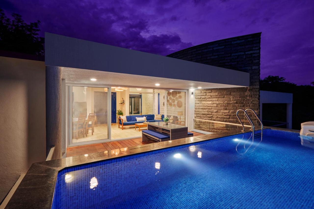 Saffronstays Kaia Waters By Kosha Villas, Pawna - Greek Style Villa With Panoramic View Of Pawna Lake Kolvan Esterno foto