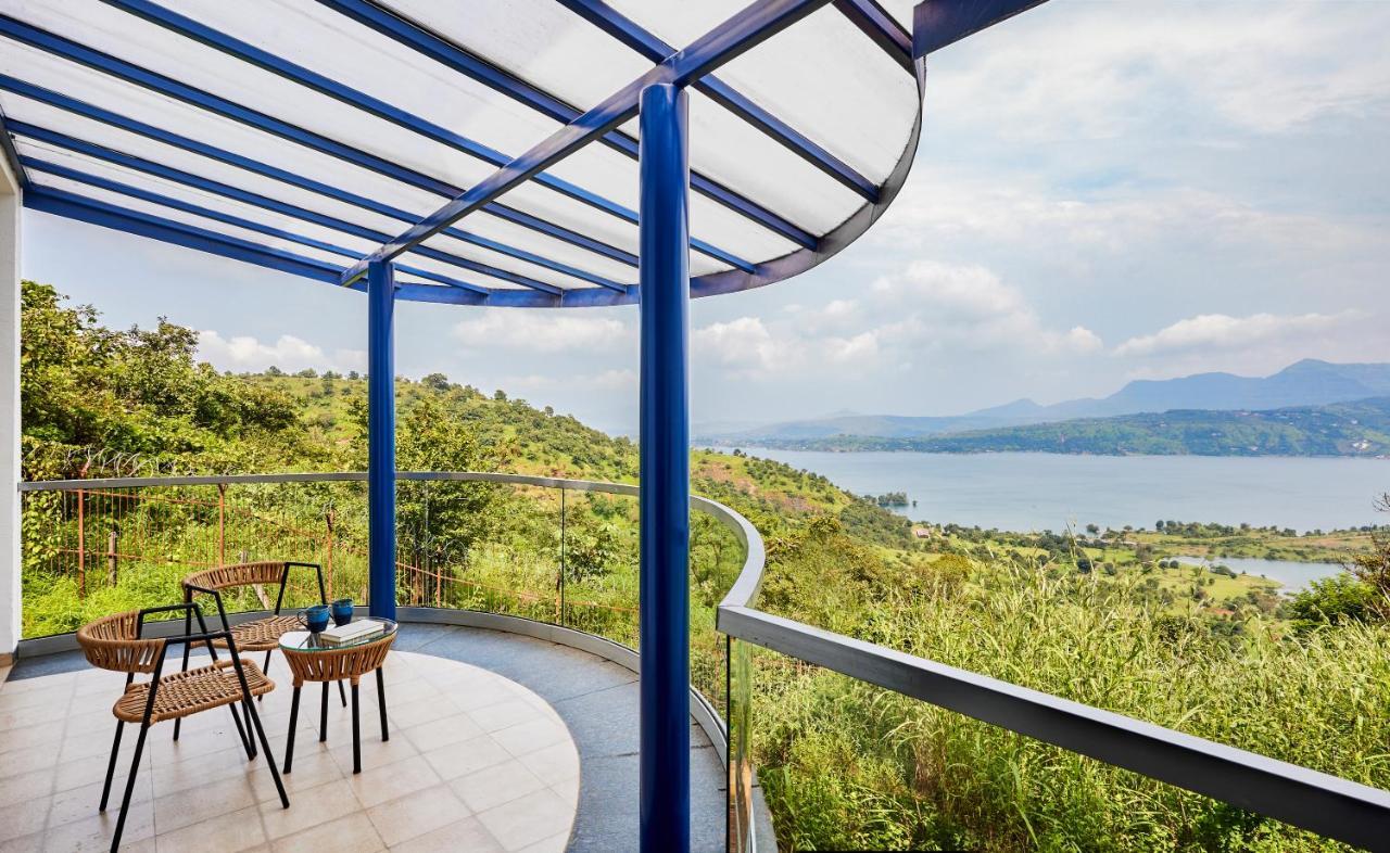 Saffronstays Kaia Waters By Kosha Villas, Pawna - Greek Style Villa With Panoramic View Of Pawna Lake Kolvan Esterno foto